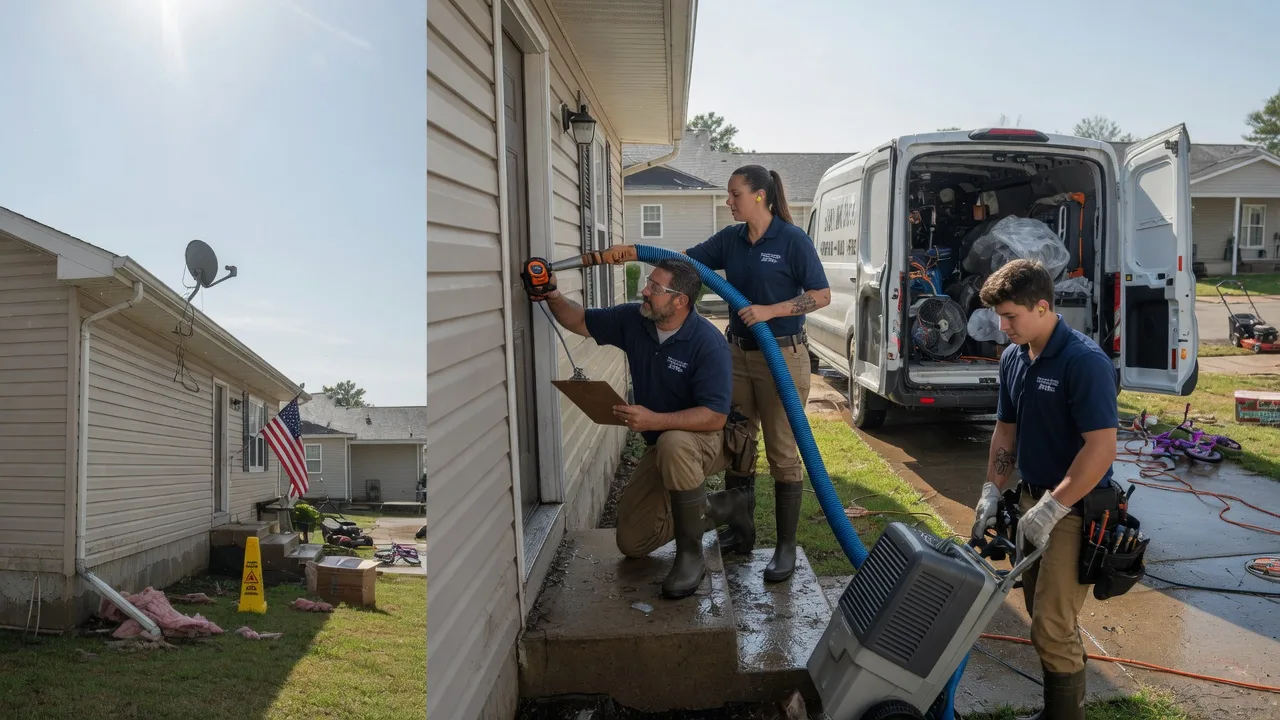 Ceiling Water Damage Restoration in Wallisville, TX near me